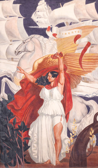 Allégorie de la liberté, fresque du Forum