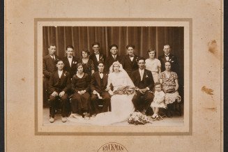 Photographie du mariage civil de Wladimir et Anna Cham du 21 juillet 1934 à Houilles (Yvelines)