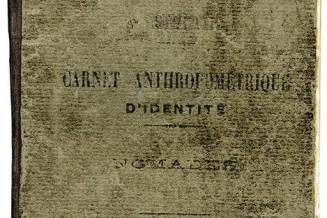 Carnet anthropométrique d’identité "Nomades",1951