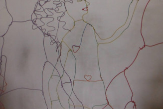 Atelier "Contour sculpté d'un migrant" avec Emmanuelle Hiron