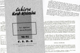 Couverture du n°90-91 des Cahiers nord-africains