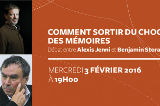 Flyer du débat "Comment sortir du choc des mémoires ?"