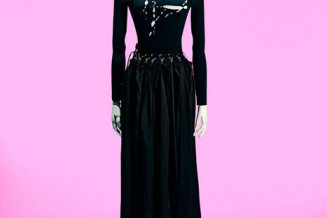 Martin Margiela, ensemble body, collants et jupe rideau, automne-hiver 1990 © Collection Paalis Galliera. Photo : Spassky Fischer