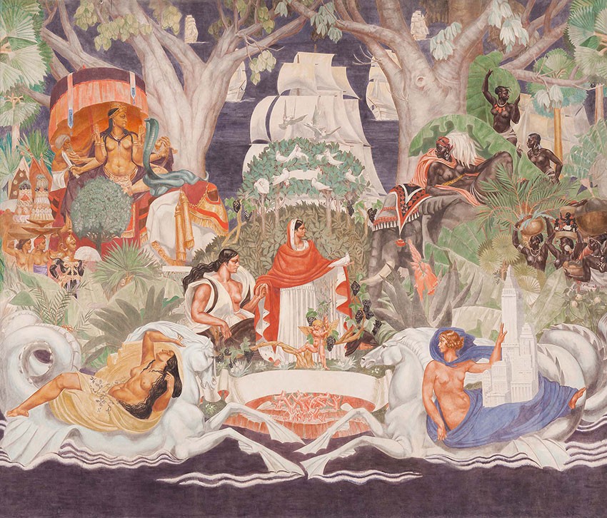 Fresque centrale du Forum