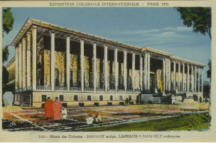 Carte postale du musée des Colonies