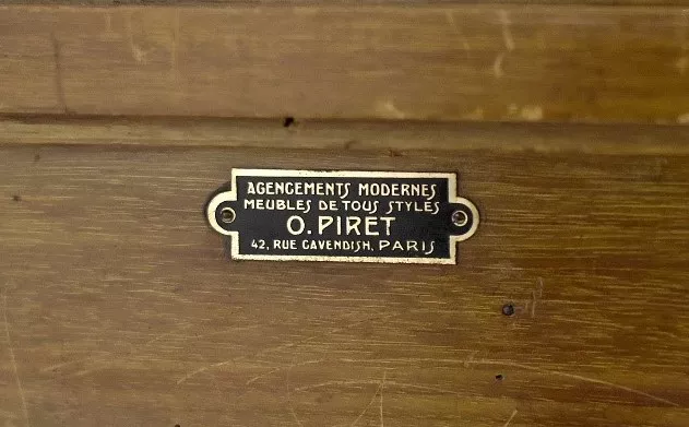 Plaque du fabriquant