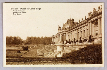 Tervueren, Musée du Congo belge, façade principale. Carte postale
