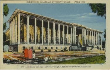 Carte postale du musée des Colonies