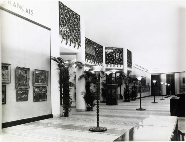 Photo du Hall d'honneur du Palais de la Porte Dorée en 1931