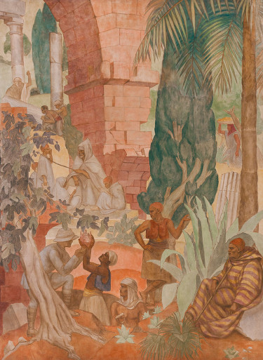 Allégorie de l'art, fresque du Forum