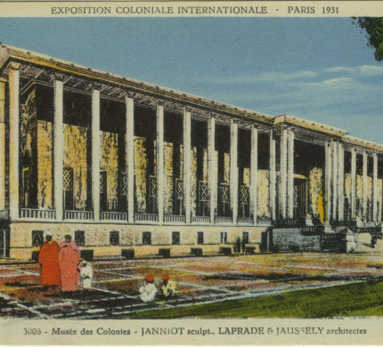 Carte postale du musée des Colonies