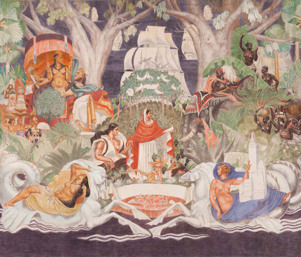 Fresque centrale du Forum